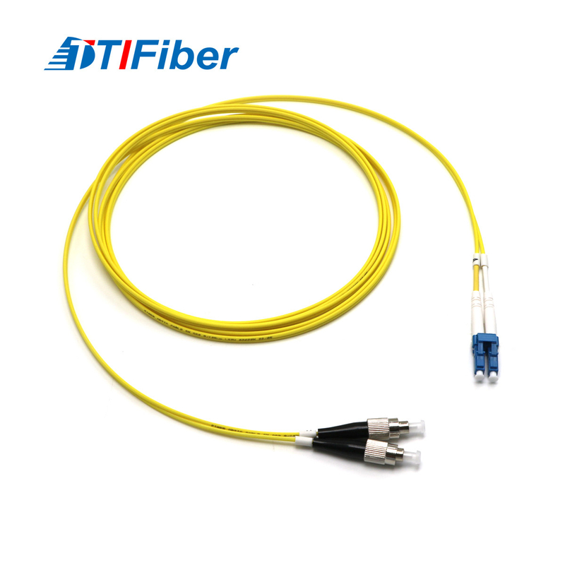 Fiber Optik Yama Kablosu FC/UPC -LC/UPC SM Tek Modlu Tek Yönlü Fiber Optik Atlama Kablosu