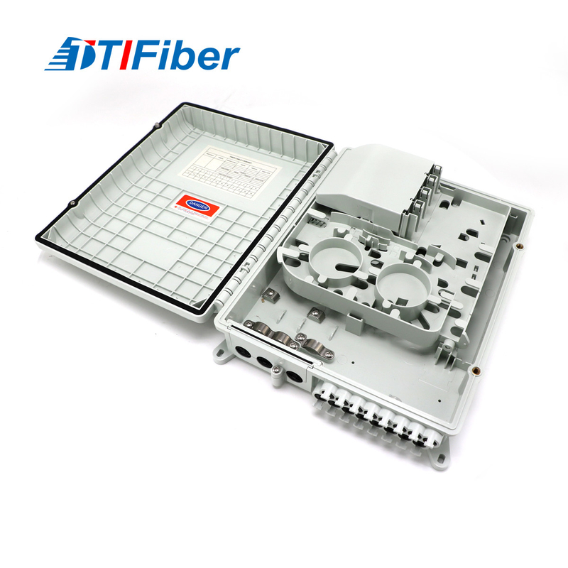 Dış Mekan FTTH 16 Çekirdek Boş Tam Yüklü Fiber Optik Dağıtım Kutusu ABS Malzemesi