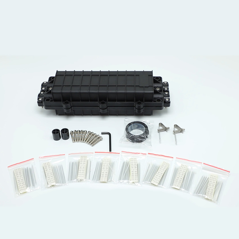 FTTX FTTH Line-in Tip Fiber Optic Box 12 Core 24 Core 36 Core 1 Input 2 Output Fiber Optic Splice Closure
