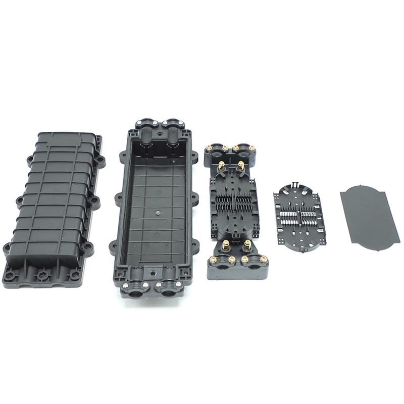In Line Type 12 24 48 72 96 Bağlantı için Stand 2 in 2 Out 3 in 3 Out Fiber Optic Splice Closure ile çekirdek tipi